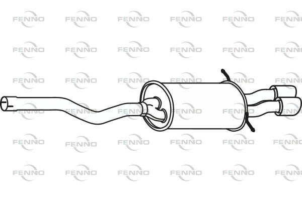 Глушитель FENNO SG YUFXA P30606 1424239203 изображение 0