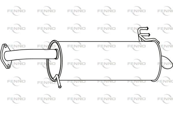 Глушитель FENNO Z LKN9 1424239218 P31056