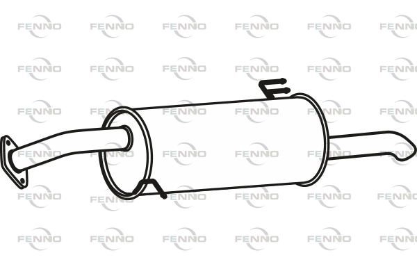 Глушитель FENNO P31061 2C2 AZ 1424239221 изображение 0