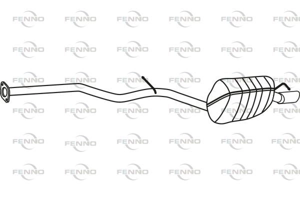 Глушитель FENNO P36043 RTP 6F 1424244279