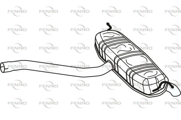 Глушитель FENNO OQW31F T 1441020761 P36066 изображение 0