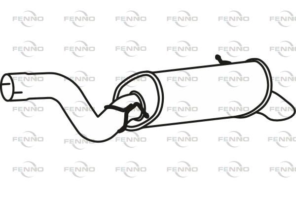 Глушитель FENNO P36109 1441020789 ZLE VVP