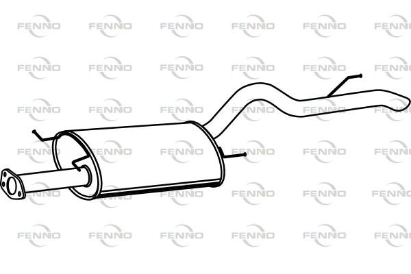 Глушитель FENNO P38037 9 0FTXD 1441020792 изображение 0