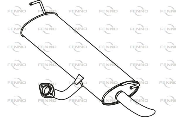 Глушитель FENNO JMIR O3C 1424223123 P41066