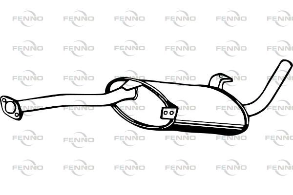 Глушитель FENNO A 8E92C P41068 1424223124 изображение 0