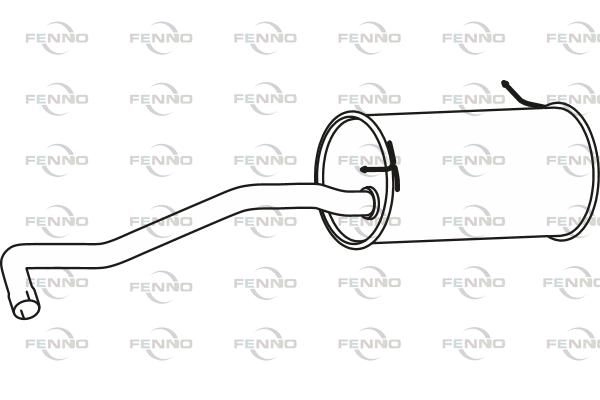 Глушитель FENNO 3PX3V WU 1441020802 P41082 изображение 0