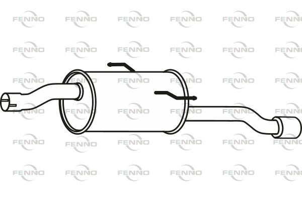 Глушитель FENNO MD ZB3 1424216523 P46013 изображение 0