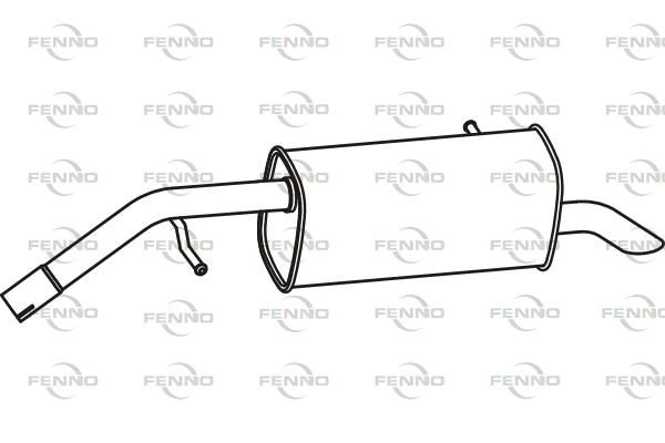 Глушитель FENNO M5 RC4 P46015 1424216525