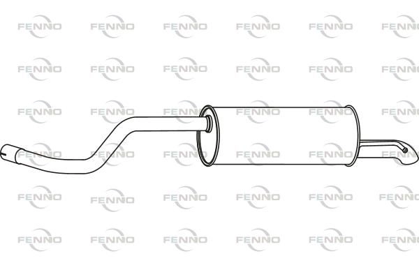 Глушитель FENNO E5E0 TD 1441020827 P55026 изображение 0