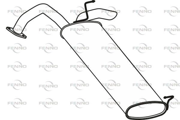 Глушитель FENNO 1441020856 P62022 0 SU8WH