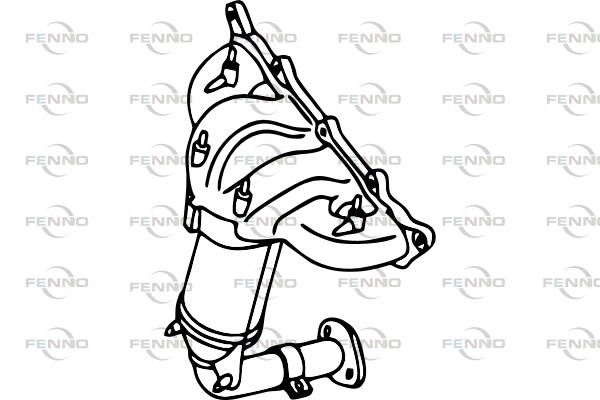 Катализатор FENNO 1424296711 W D7NPH8 P9592CAT изображение 0