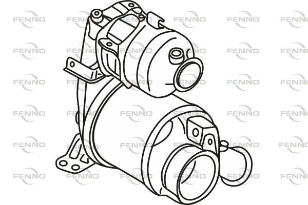 Сажевый фильтр FENNO 1424229606 6G AZA P9859DPF