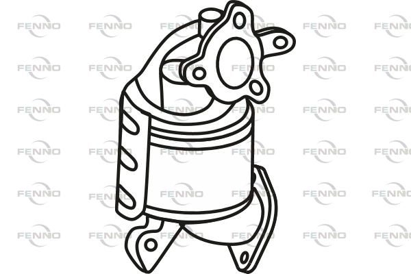 Сажевый фильтр FENNO 1424223083 QSH M01 P9876DPF