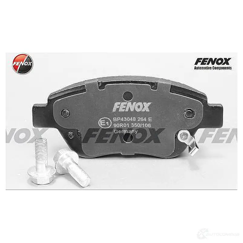 Тормозные колодки дисковые, комплект FENOX BP43048 2242691 TGAS U изображение 0