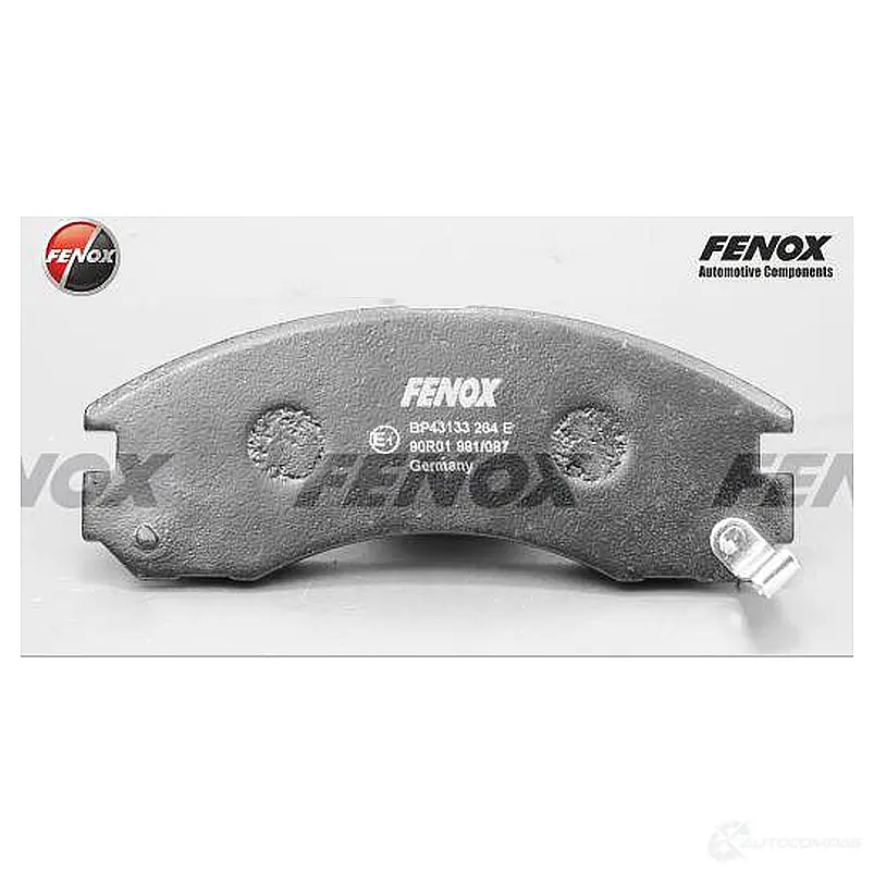 Тормозные колодки дисковые, комплект FENOX BP43133 2242776 6Z FJU