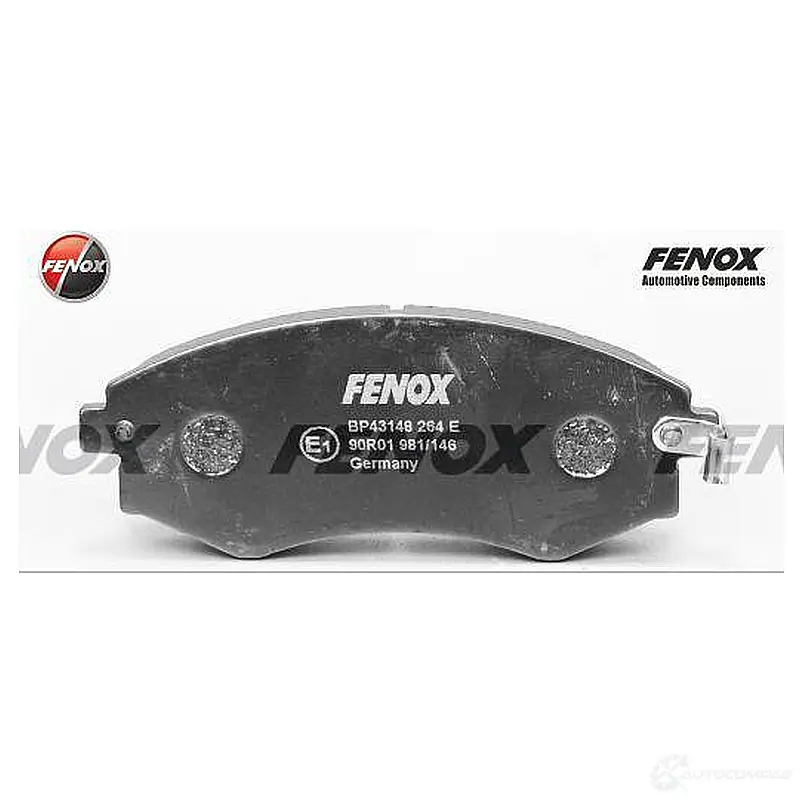 Тормозные колодки дисковые, комплект FENOX 2242791 S YNYC BP43148 изображение 0