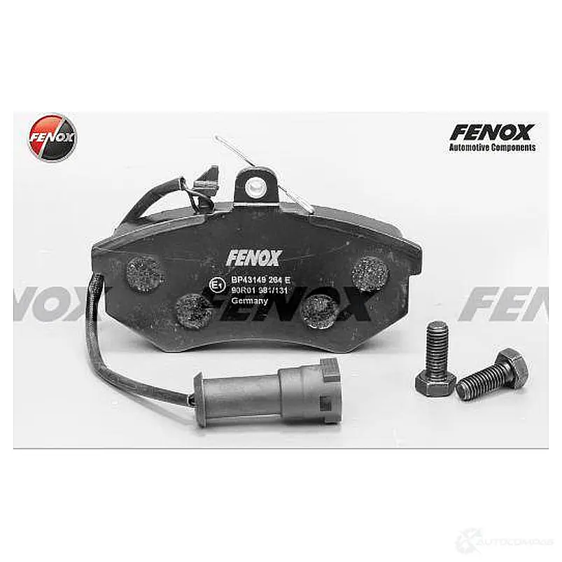 Тормозные колодки дисковые, комплект FENOX BP43149 2242792 8UAOIN M изображение 0