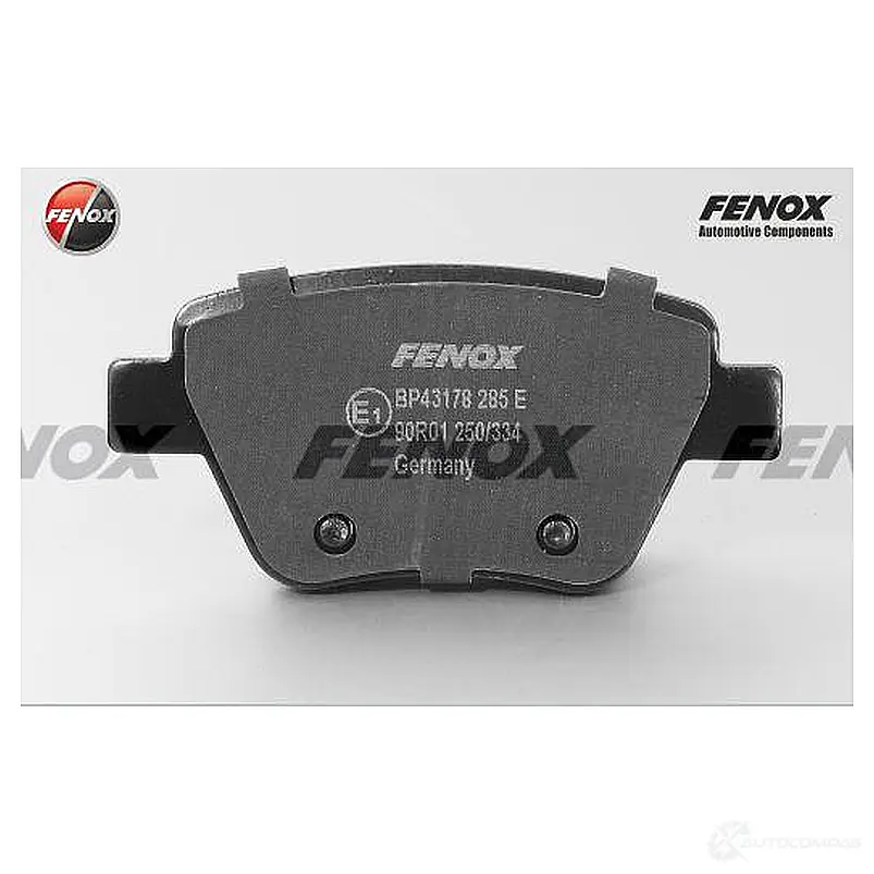 Тормозные колодки дисковые, комплект FENOX 2242821 6ZH7 GJZ BP43178 изображение 0