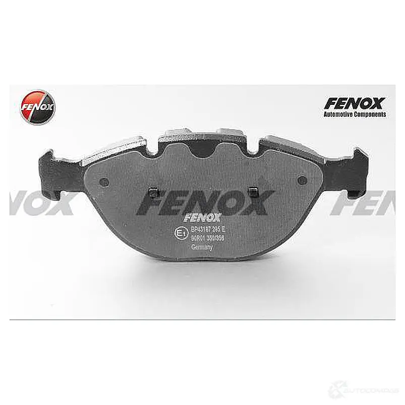 Тормозные колодки дисковые, комплект FENOX N0 SVE 2242830 BP43187 изображение 0