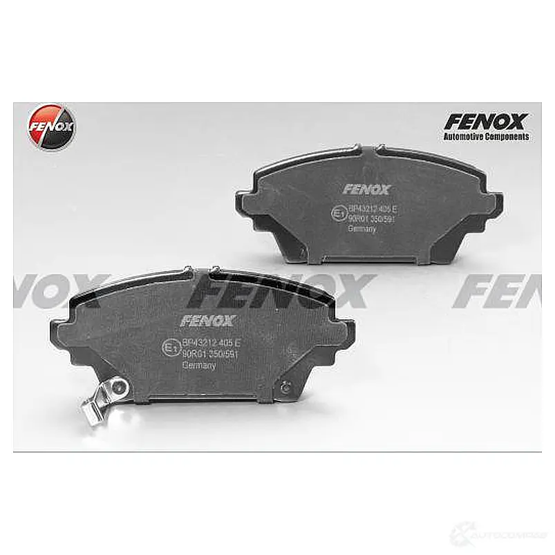 Тормозные колодки дисковые, комплект FENOX BP43212 45S BF 2242855