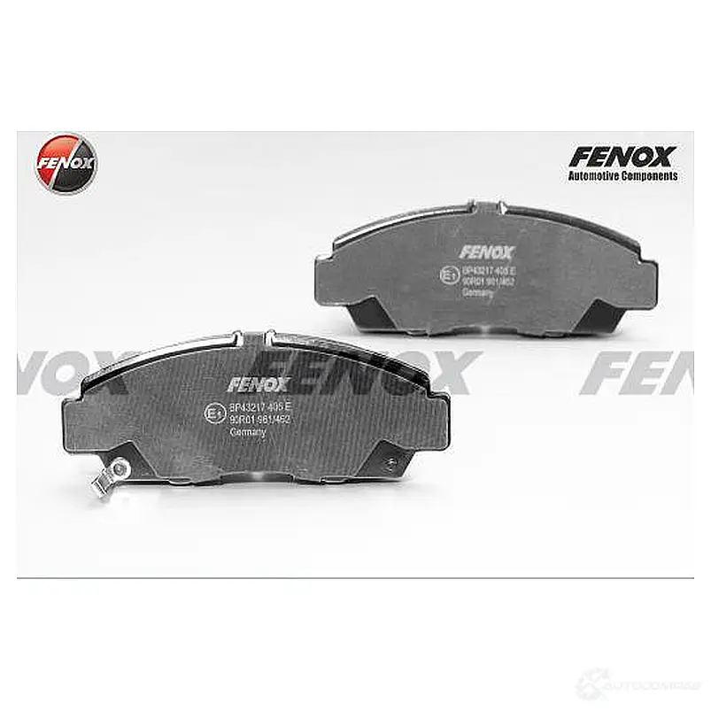 Тормозные колодки дисковые, комплект FENOX BP43217 1W SYSRC 2242860 изображение 0