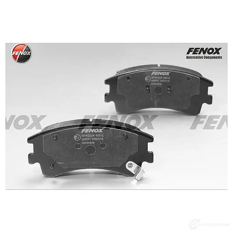 Тормозные колодки дисковые, комплект FENOX 2242867 V EZT0 BP43224