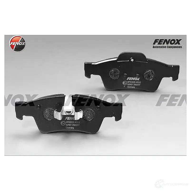 Тормозные колодки дисковые, комплект FENOX 27P B0 2242872 BP43229