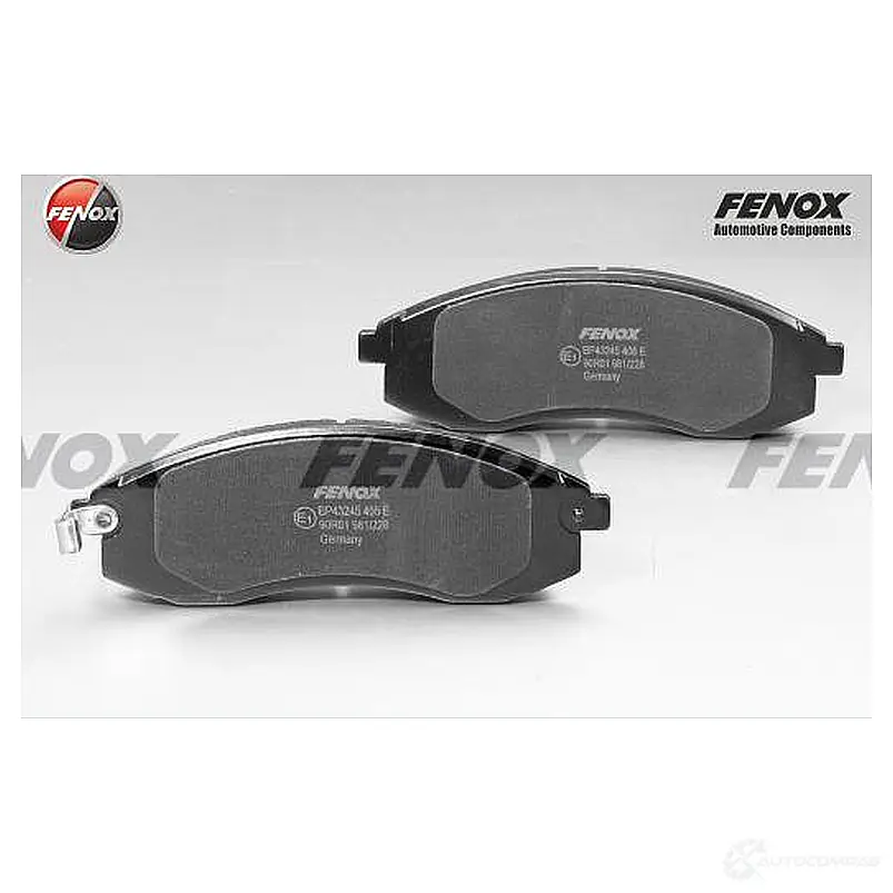 Тормозные колодки дисковые, комплект FENOX 6Z YH3 BP43245 2242888