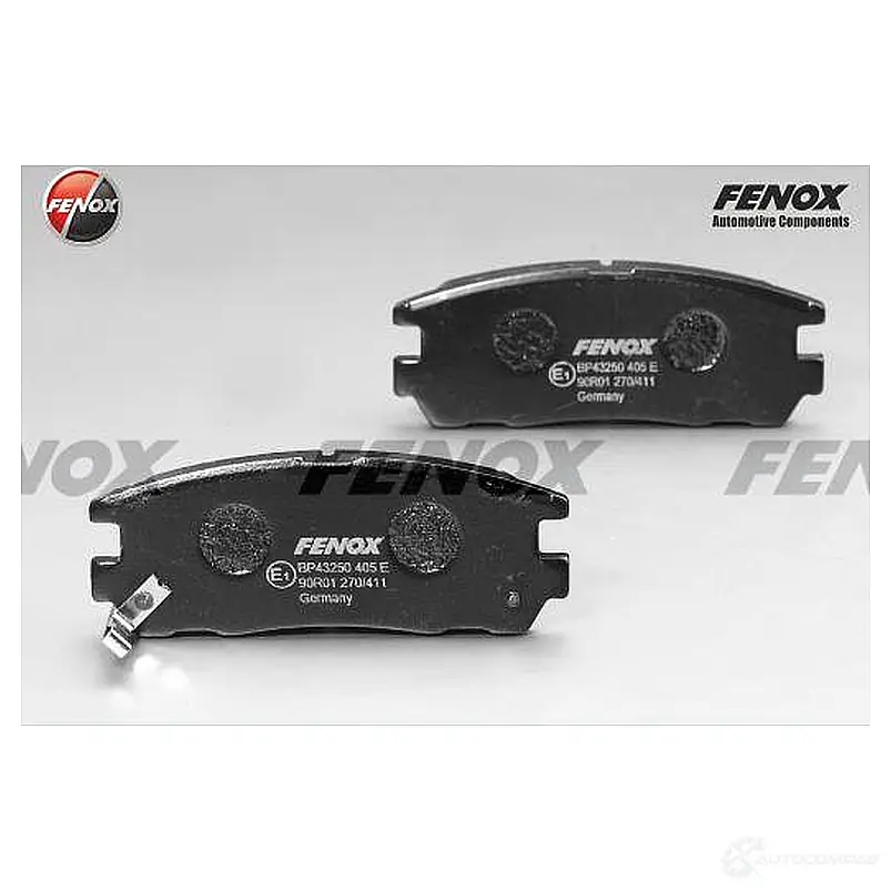 Тормозные колодки дисковые, комплект FENOX BQXJ 4E BP43250 2242893 изображение 0