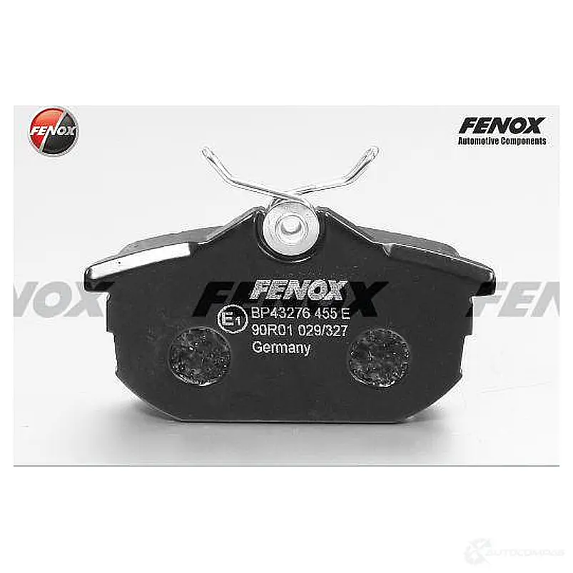 Тормозные колодки дисковые, комплект FENOX CR60R S BP43276 2242918 изображение 0