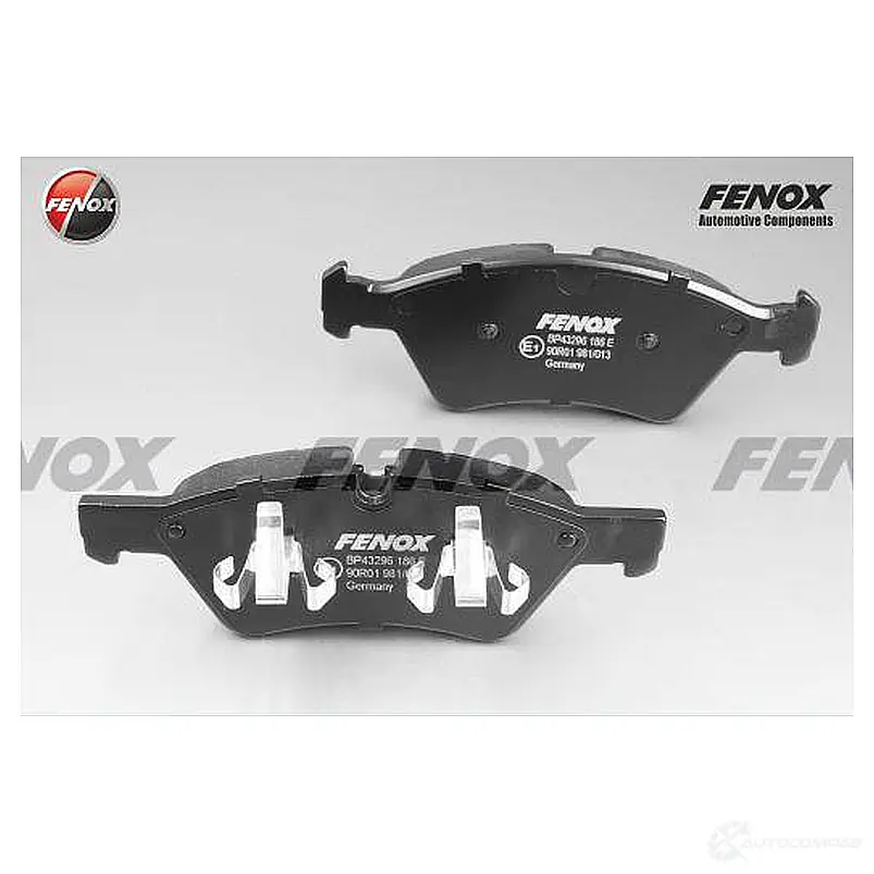 Тормозные колодки дисковые, комплект FENOX 7F030 A BP43296 2242933