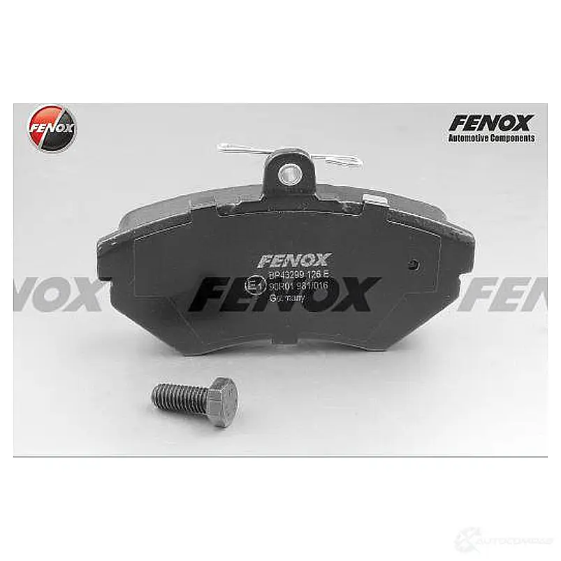 Тормозные колодки дисковые, комплект FENOX 2242936 BP43299 7 UDIZ