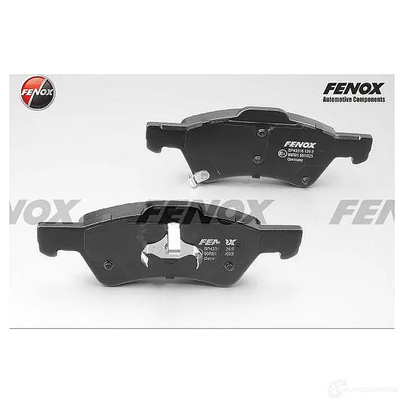 Тормозные колодки дисковые, комплект FENOX B PP128X 2242952 BP43316 изображение 0