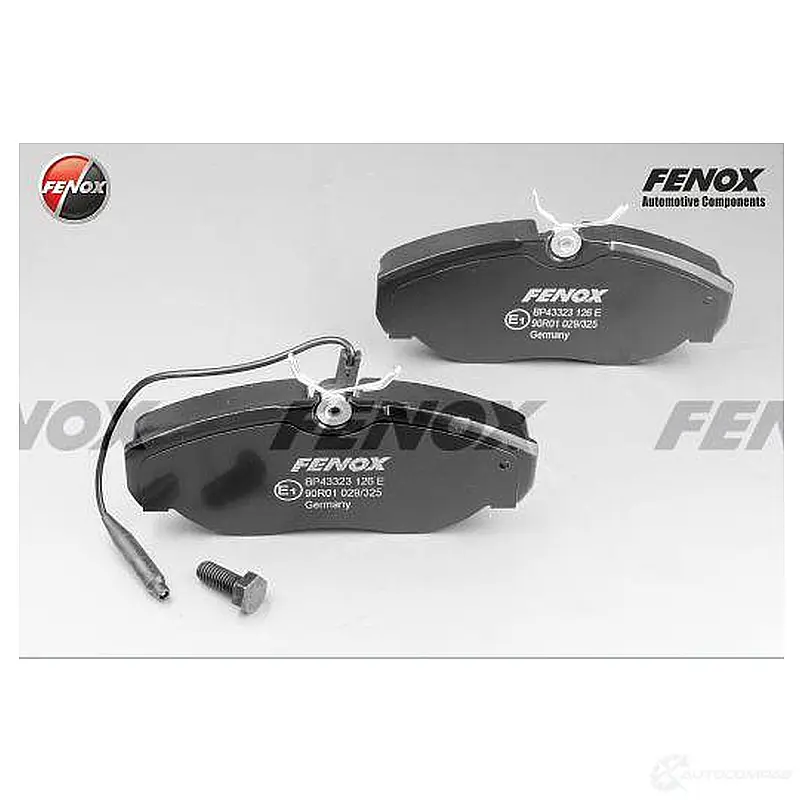 Тормозные колодки дисковые, комплект FENOX 2242959 BP43323 RGRMSO Q изображение 0