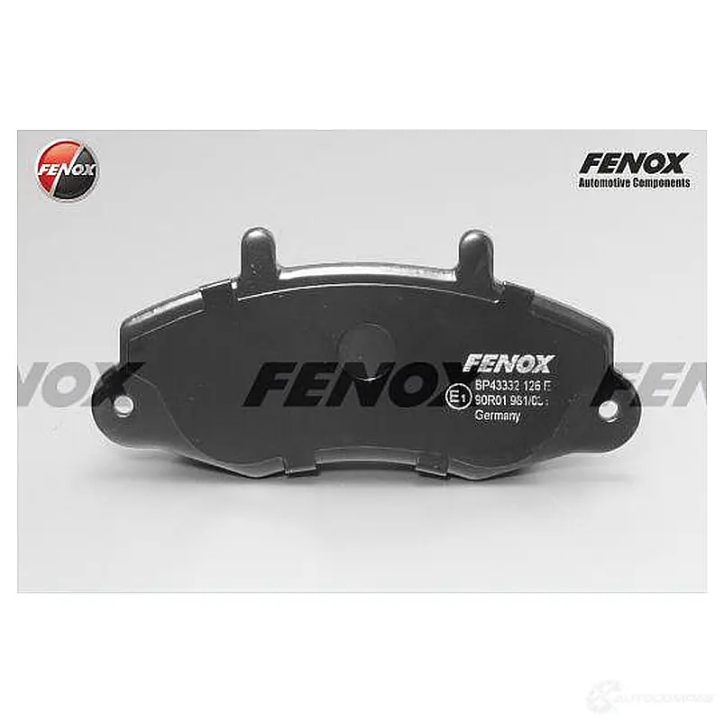 Тормозные колодки дисковые, комплект FENOX K 0GLMQA 2242965 BP43332