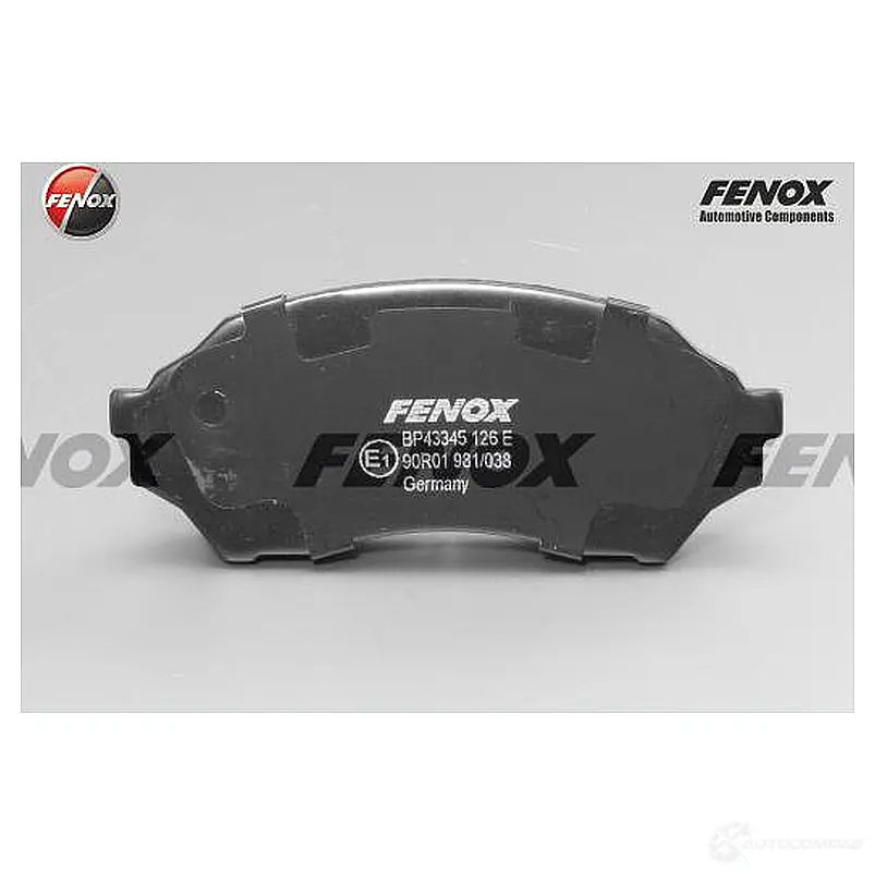 Тормозные колодки дисковые, комплект FENOX 2242978 BP43345 AV29 G изображение 0