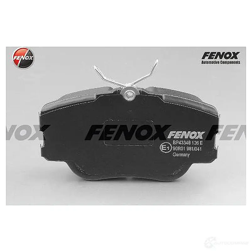 Тормозные колодки дисковые, комплект FENOX BP43348 2242981 X 9O8D изображение 0