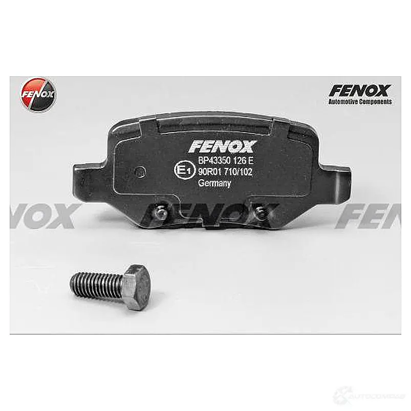 Тормозные колодки дисковые, комплект FENOX 2242983 BP43350 HM ED4H9