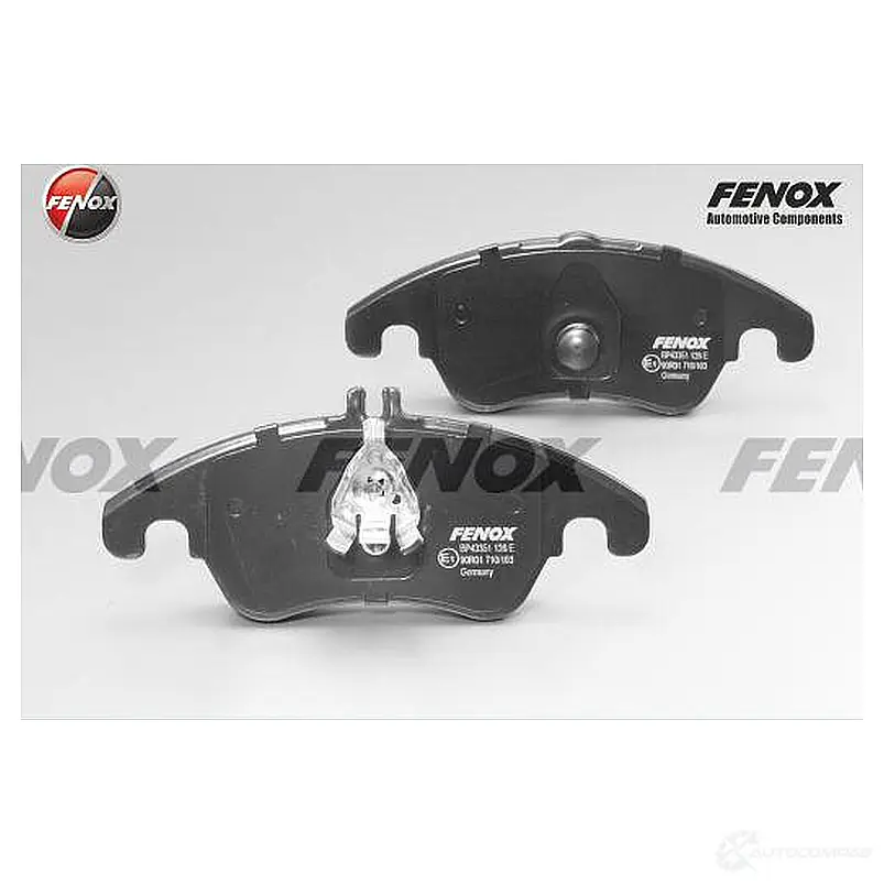 Тормозные колодки дисковые, комплект FENOX 2242984 6BZO R BP43351 изображение 0