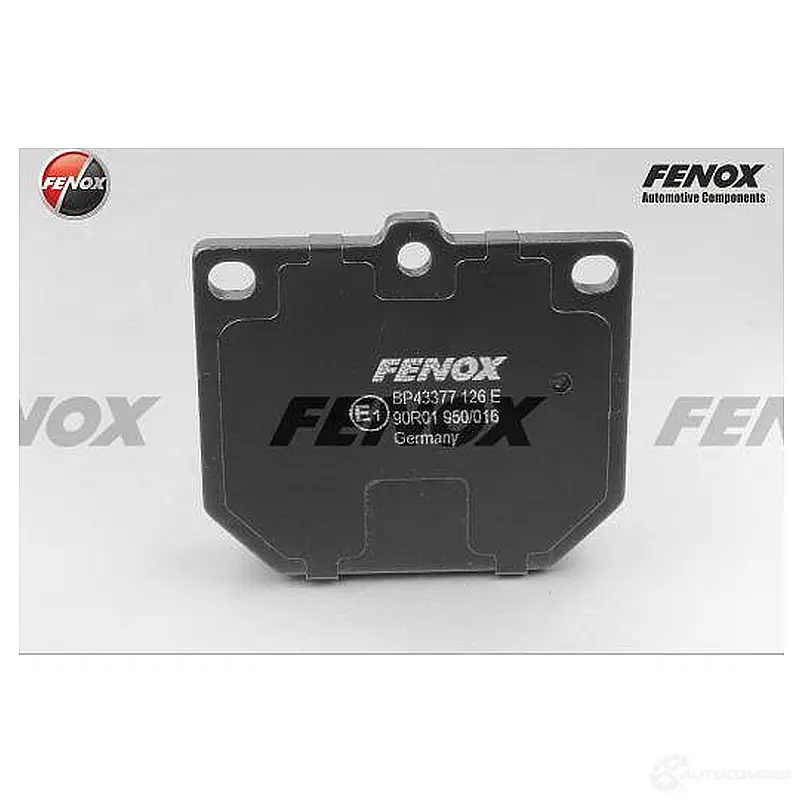 Тормозные колодки дисковые, комплект FENOX BP43377 2B63 RCV 2243009 изображение 0