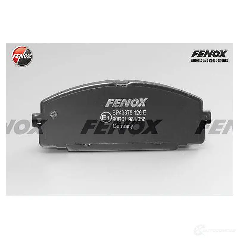 Тормозные колодки дисковые, комплект FENOX YF0 5HJK BP43378 2243010