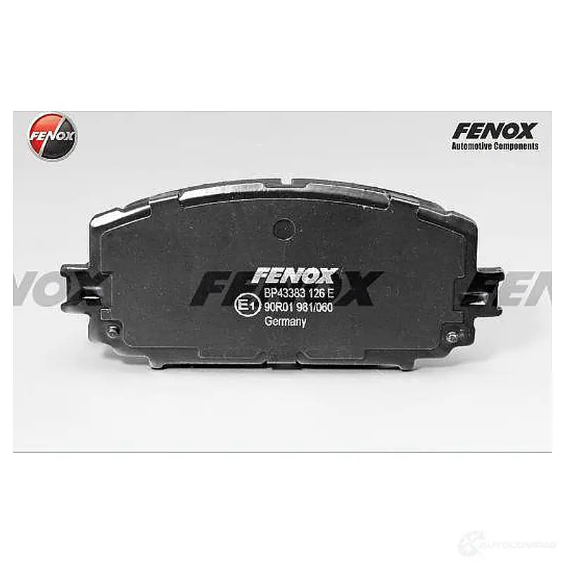 Тормозные колодки дисковые, комплект FENOX CT N6UJS 2243015 BP43383 изображение 0