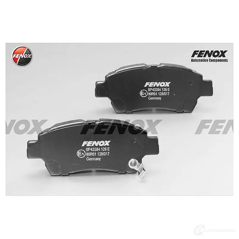 Тормозные колодки дисковые, комплект FENOX 2243016 Q CSHJ BP43384