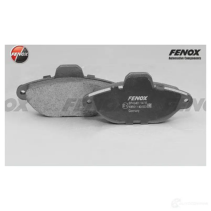 Тормозные колодки дисковые, комплект FENOX 1223103737 8 V48A BP43401 изображение 0