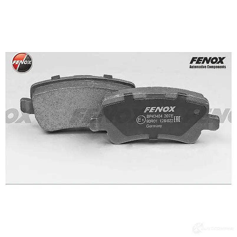 Тормозные колодки дисковые, комплект FENOX 1223103891 BP43404 2OOTUP F