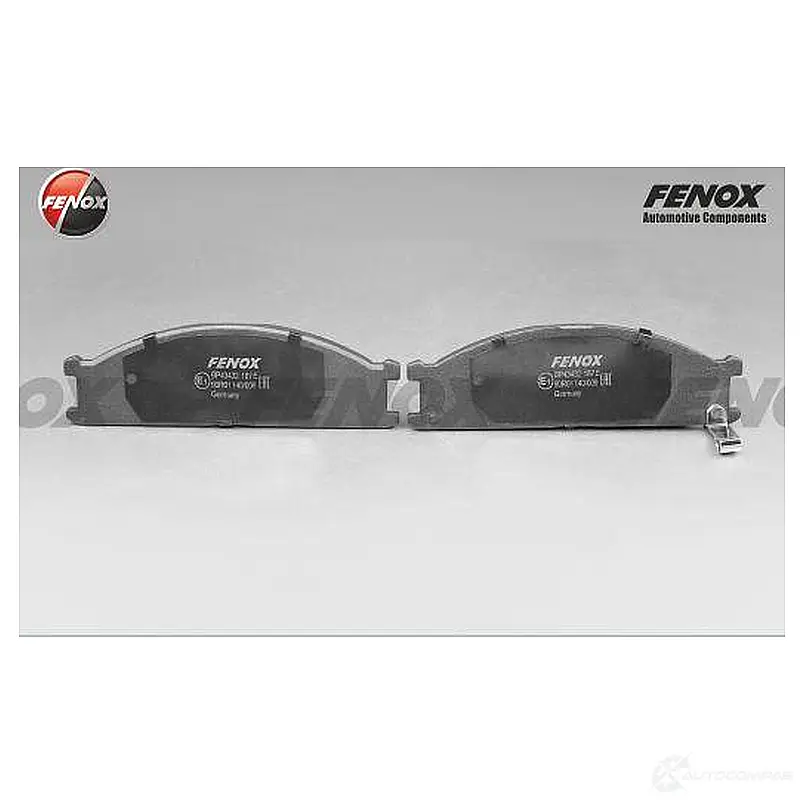 Тормозные колодки дисковые, комплект FENOX BP43432 1223104843 H TV0R изображение 0