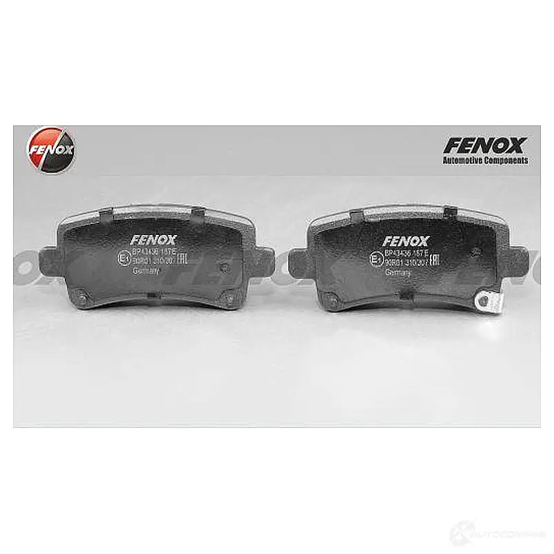 Тормозные колодки дисковые, комплект FENOX 1223105133 BP43436 9K4I M3J изображение 0