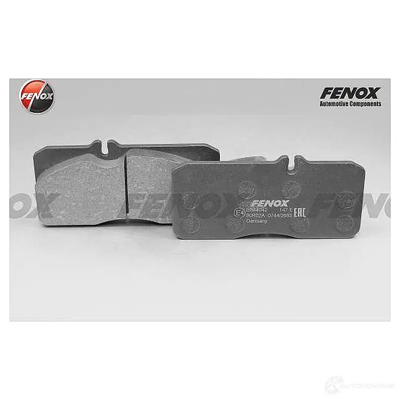 Тормозные колодки дисковые, комплект FENOX 1419105736 Q9 TO3X BP44042