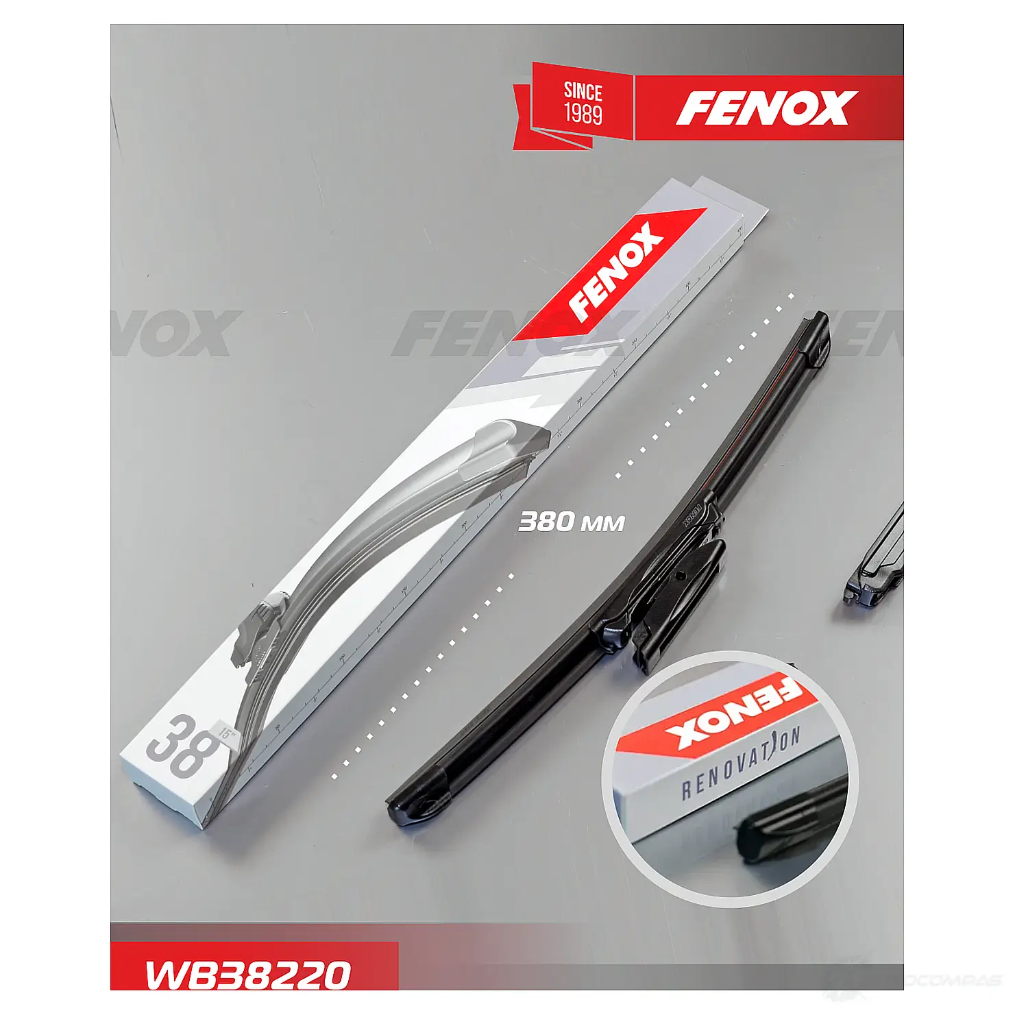Щетка стеклоочистителя FENOX 1422985409 2T O84 WB38220 изображение 0