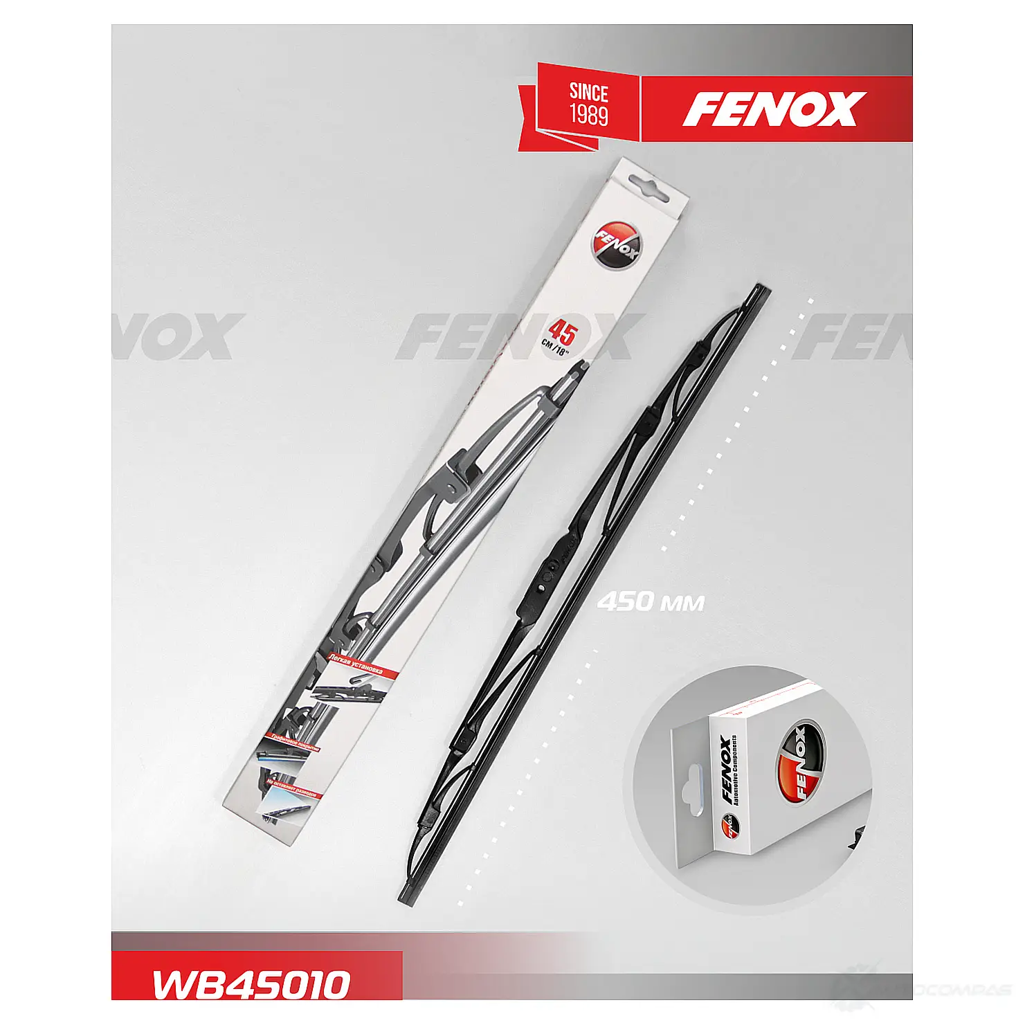 Щетка стеклоочистителя FENOX WB45010 UWHI 7D 2250008 изображение 0